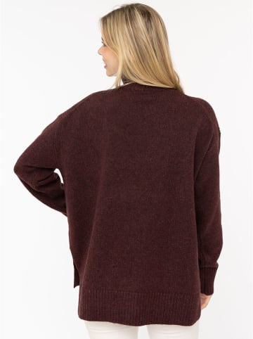 Sweter w kolorze bordowym