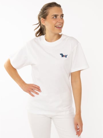 Shirt "Dackel" in Weiß