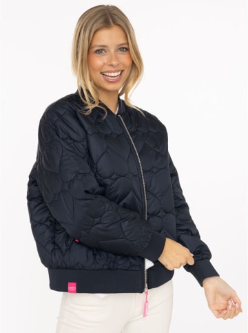 Steppjacke "Be Happy" in Dunkelblau