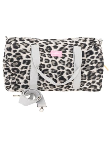 Weekendtas "Leo" grijs - (B)46 x (H)30 cm