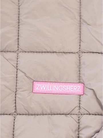 Shopper bag "Uni" w kolorze szarym - 48 x 36 cm
