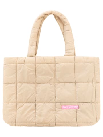 Shopper "Uni" in Beige - (B)48 x (H)36 cm