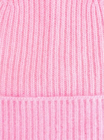 Kaschmir-Mütze in Rosa