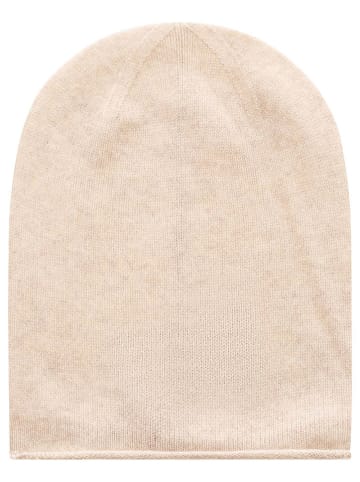 Kaschmir-Beanie in Beige
