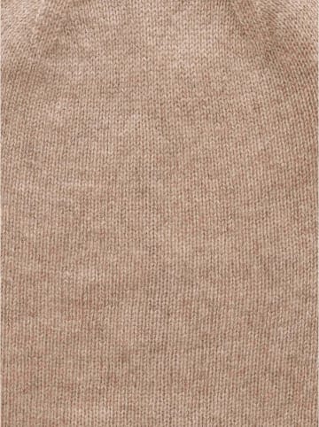 Kaschmir-Beanie in Beige