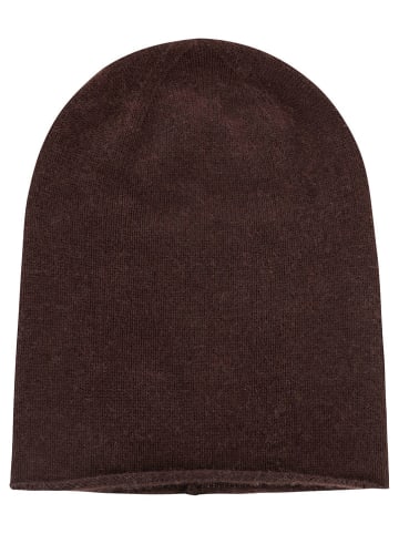 Kaschmir-Beanie in Braun