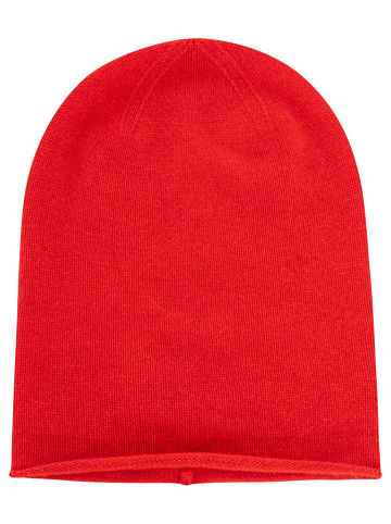 Kasjmieren beanie rood