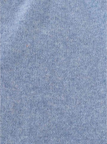 Kaschmir-Beanie in Blau
