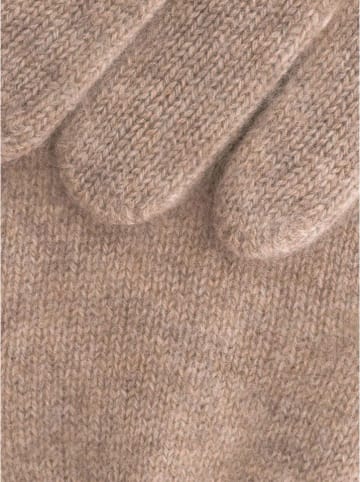 Kasjmieren handschoenen beige
