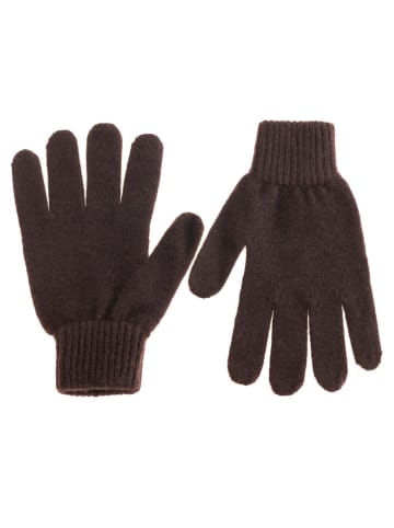 Kasjmieren handschoenen bruin