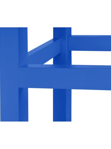 2er-Set: Barhocker "Axel" in Blau - (B)33 x (H)65 x (T)33 cm