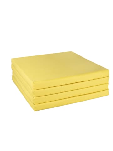 Spielmatte in Gelb - (L)120 x (B)120 cm