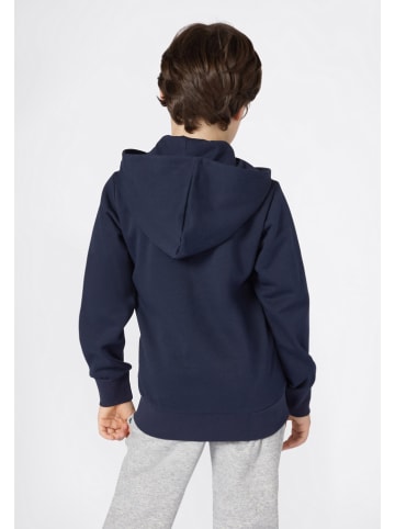 Sweatjacke in Dunkelblau