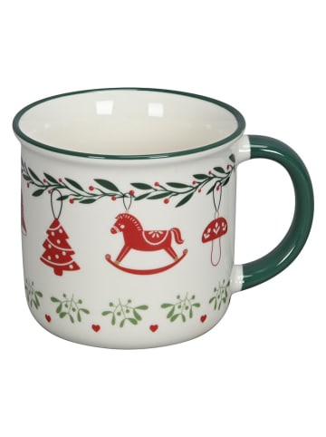 Kop wit/rood - 400 ml