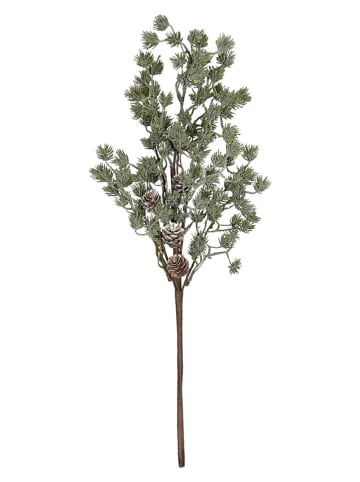 Gałązka dekoracyjna w kolorze zielonym - wys. 57 cm