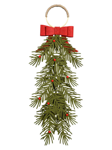 Guirlande groen/rood - (H)60 cm