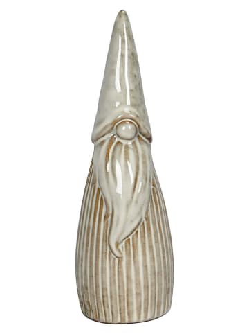 Decoratief figuur "Wichtel" crème/bruin - (H)19 cm