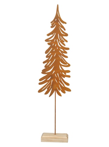 Dekoracja "Tree" w kolorze pomarańczowym - wys. 49 cm