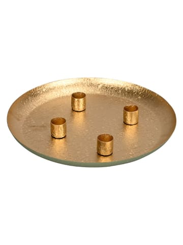 Kerzenhalter in Gold - (H)2 x Ø 25 cm