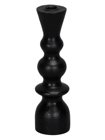 Kerzenhalter in Schwarz - (H)25 x Ø 7 cm