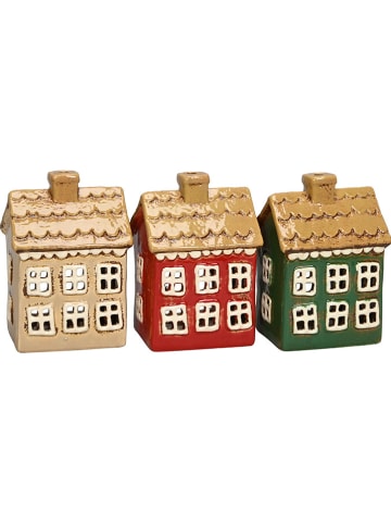 Windlicht "Huis" - (B)10 x (H)14 x (D)8 cm (verrassingsproduct)