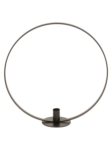 Kaarshouder zwart - (H)36 x Ø 35 cm
