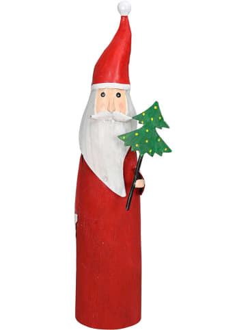 Decofiguur "Kerstman" rood - (H)35 cm