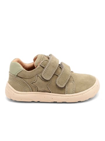 Leren barefootschoenen "Luna" kaki
