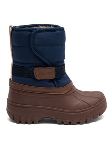 Winterlaarzen ''Pacson'' lichtbruin/donkerblauw
