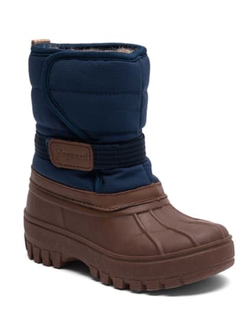 Winterlaarzen ''Pacson'' lichtbruin/donkerblauw