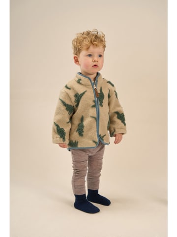Fleecejacke in Beige