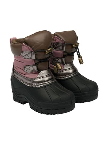 Winterboots in Beere/ Schwarz