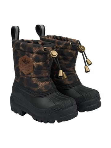 Winterboots in Braun/ Schwarz