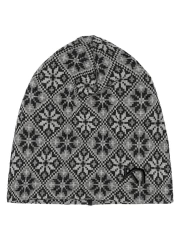 Wełniana czapka beanie "Rose" w kolorze szarym