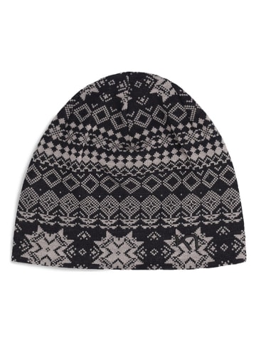 Wełniana czapka beanie "Vilma" w kolorze czarnym
