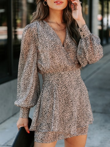 Kleid in Beige