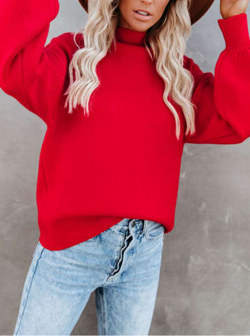 Sweter w kolorze czerwonym