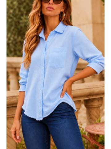 Blouse lichtblauw