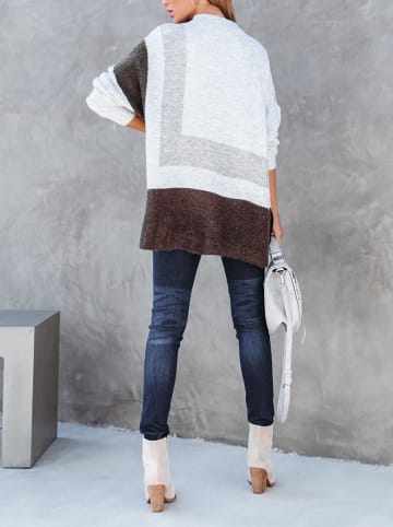 Sweter w kolorze szarym