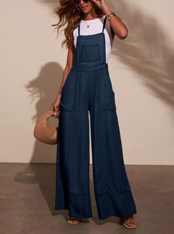 Spijkerjumpsuit donkerblauw