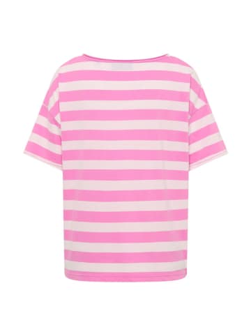 Shirt "Luani" in Pink/ Weiß