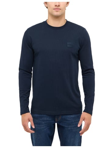 Mustang Longsleeve in Dunkelblau