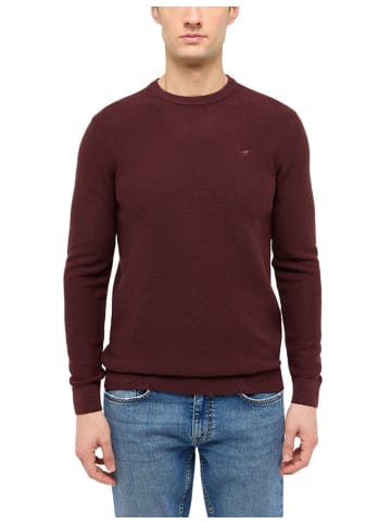 Mustang Sweter w kolorze bordowym