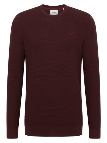 Mustang Sweter w kolorze bordowym