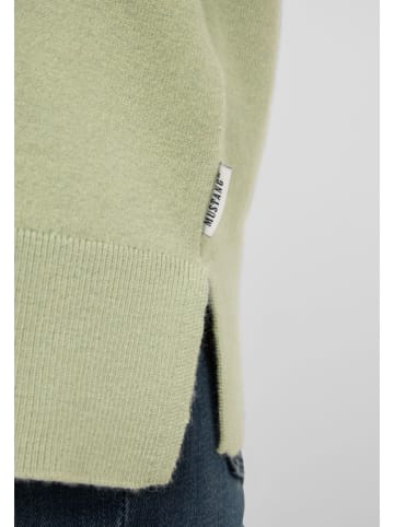 Mustang Sweter w kolorze jasnozielonym
