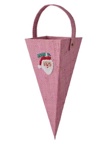 Weihnachtsanhänger "Kræmmerhus" in Rosa/ Rot/ Weiß - (H)21 cm