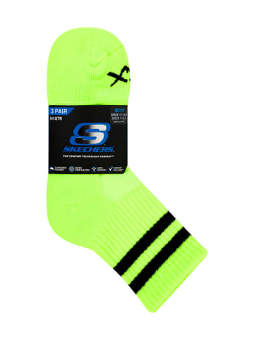 3er-Set: Socken in Grün/ Hellgrau/ Schwarz