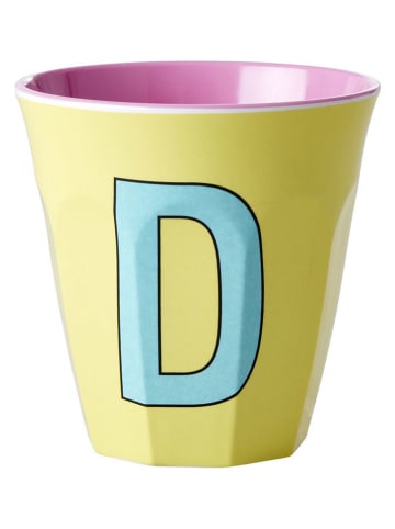 Becher "Letter D" in Gelb - 250 ml