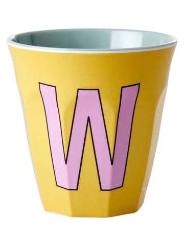 Becher "Letter W" in Gelb - 250 ml