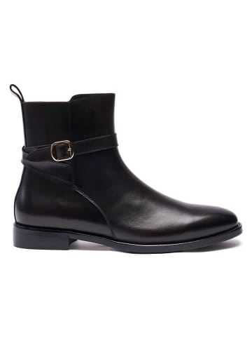 Leder-Boots in Braun